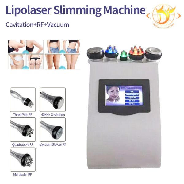 SLING MACHINE 40KHz Cavitazione Viof Frequenza a radiofrequenza Multipolare 40 K Rimozione della cellulite tripolare a ultrasuoni