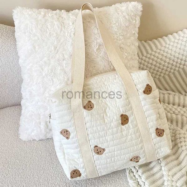 Bolsas de fraldas Misternidade Pacote de Maternidade Bolsa para Mamãe Organizador de Nappy Bagagem portátil Tote Tote Mensageiro D240430