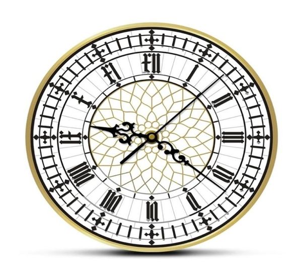 Big Ben Clock contemporaneo moderno orologio da parete retrò silenzioso non ticchettite watch inglese decorazioni della casa Gran Bretagna London Gift LJ208809751