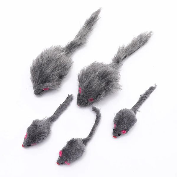 5pcs luxunhas simulação de gato mouse interativo gato pet catnip provocando brinquedo interativo para gatinhos presentes de suprimentos por cores aleatórias 240429