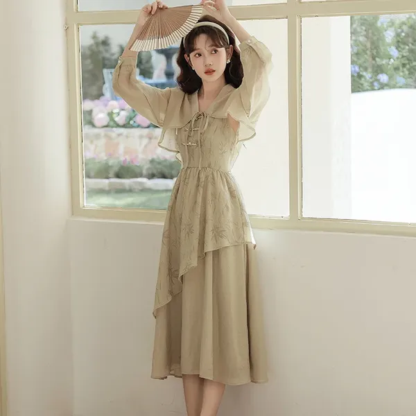 Vestidos de trabalho estilo hanfu de estilo chinês