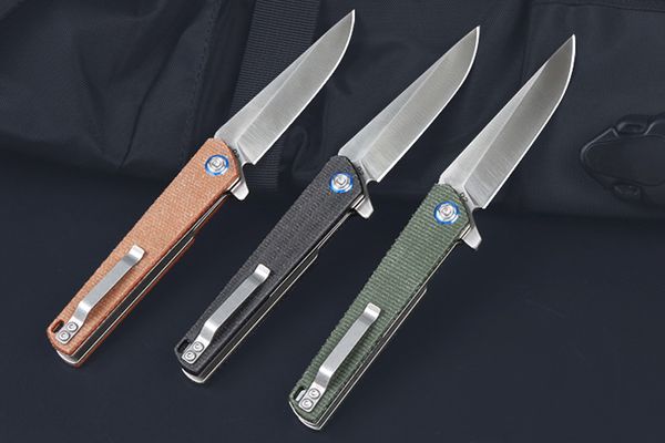 Alta qualidade M7746 Flipper dobrável faca D2 Cetina Micarta Micarta Roldição de esferas Campo de camping ao ar livre Pesca EDC Pocket Knives Tools