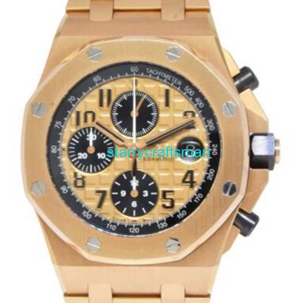 Orologi di lusso APS Factory Audemar Pigue Royal Oak Offshore Brick 18K Rose Gold 42mm orologio 26470or ST3N