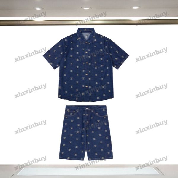 Xinxinbuy Men Designer Tee camise