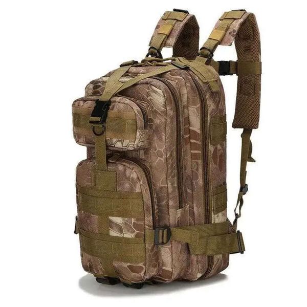 Multifunktionale Armee 30L Rucksack wasserdichte Trekking -Taktik -Camping -Sport Rucksacks Rucksäcke Rucksäcke Radsportbeutel Schulter Clutch Bag Kantine