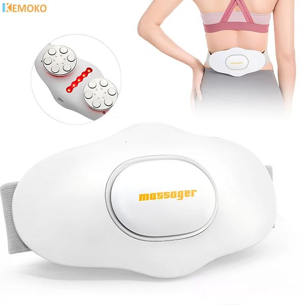 Mussa de massagem de pulso elétrico Aquecimento do músculo Estimulador de relaxamento Vibração traseira Máquina de massagem lombar Terapia Alivia a dor 240426