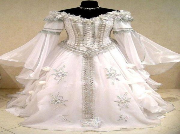 Mittelalterliche Hochzeitskleid Hexe Keltische Tudor Renaissance Kostüm Victorian Gothic Lotr Larp Handfasting Wicca Narnia Heidanische Hochzeit GO3055369