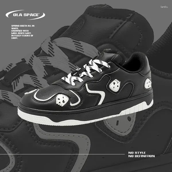 Casual Shoes 2024 Mode Männer Streetstyle Hip-Hop Mischfarbe Frauen Skate Low Top bequeme Sneaker
