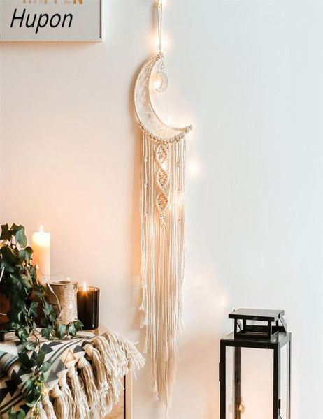 Eid Mubarak Macrame parede pendurada tapeçaria manda estrela lua de sonho de sonho decoração boho tecida maconha tapeçarias decoração home decoration5135461