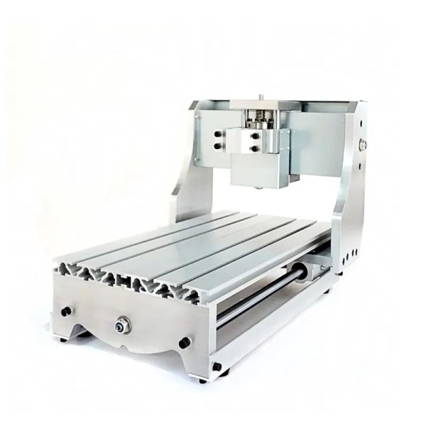 DIY CNC 3020 Mini Kesme Makinesi Çerçevesi 52mm Mil Motor Çalışma Alanı 300x200mm