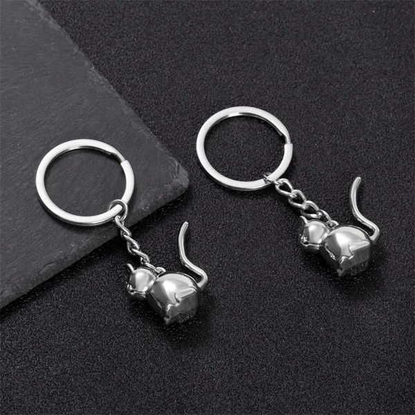 Keychains Lanyards 3d Plutus Katze Schlüsselbund für Frauen Männer Glückskatze Schlüsselkette Schlüsselhalter Netter Maneki Neko Keychain Hochqualitäts hochwertige Portachiavi -Tasche Charme Q240429