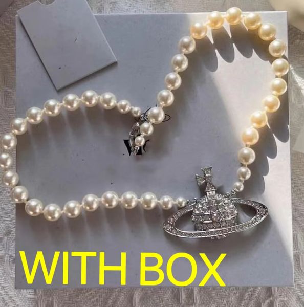 Модный хрустальный дизайнер Жемчужный ожерелье Ключица Цепь из бисера ожерелья барокко Кокер для женских ювелирных украшений подарки