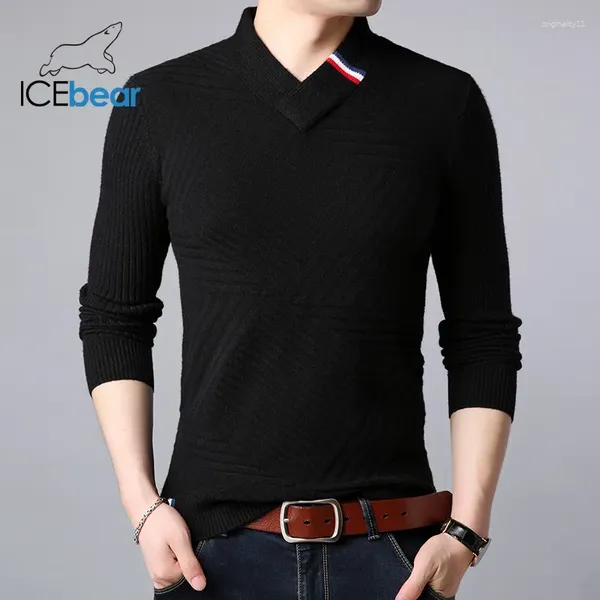 Stivali Icebear 2024 Magli di maglione da uomo Abbigliamento Fashion Round Neck 1817