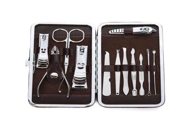 12pcsset manicure a pedicure set dita dita tagliata per le fili per la toelettatura kit per unghie professionale per donne Men4305483