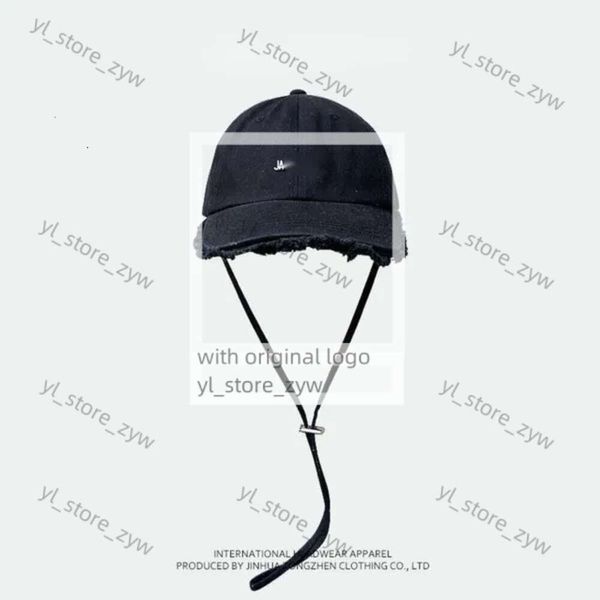 Designer di nuove donne Designer Luxury Jacquemes Cap Stesso stile Cappello da baseball Strofinata Cappello da donna con protezione solare con corda di vento Jaquemes Jaquemes Ball Caps 1320