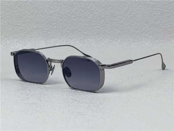 Novos óculos de sol quadrados de design de moda Samuel Metal Metal Rectanuleire Frame simples e elegante de estilo high end Outdoor UV400 Glasses de proteção F1an 1axl