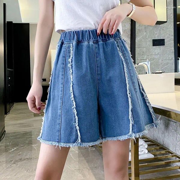 Frauen Jeans Jeans Denim Shorts High Taille Korean Streetwear Frau Kleidung Kurzes Jeans Dinge für Sommer Harajuku Modehose Hanbok