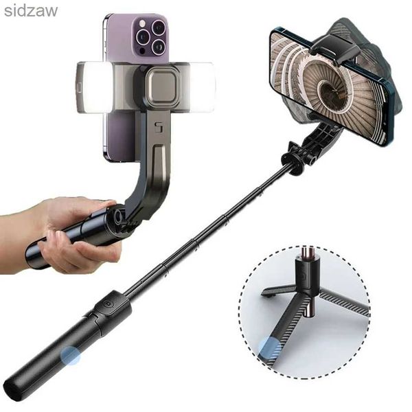 Selfie monopodi Wireless 360 Stabilizzatore giunto universale rotativo adatto per smartphone a 1 asse selfie stick thone con treppiede e tiro remoto WX