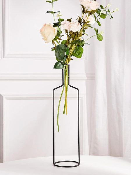 Vasi grandi silhouette altezza linea di ferro moderna decorazione fiore decorazione ornamento per soggiorno casa minimalista