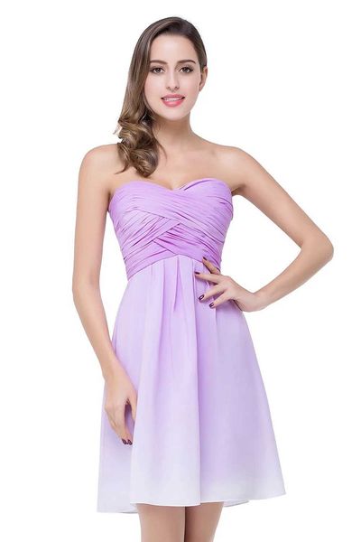 Abiti da passerella Lavender Gradient Chiffon Long Wedding Evening Dresses Sexy Slapless For Women Formale Party Prom Abito Robe de Soire de Mariage Y240426