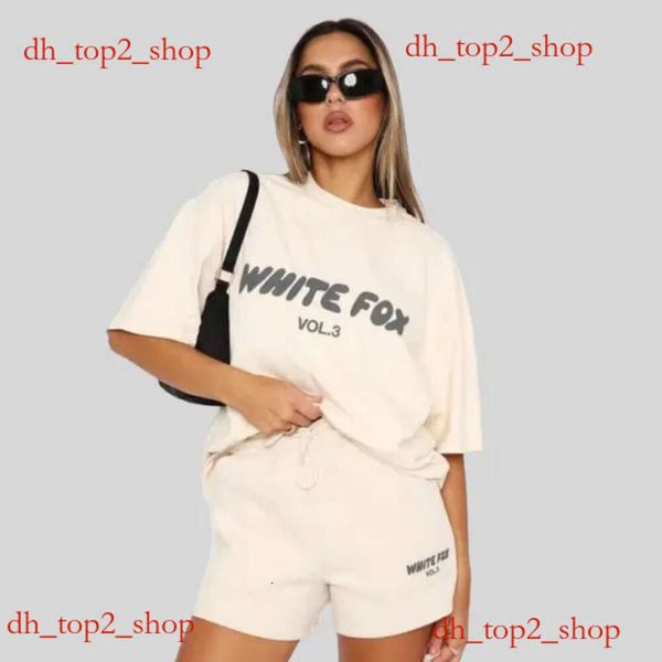 Белая рубашка Foxx Thirt Дизайнер Tshirts Top Caffenge Cotton Casual Tees Mens Shorts Street Slim Fit Hip Hop Streetwear Tshirts 7560 White Foxs Hoodie Hoodie