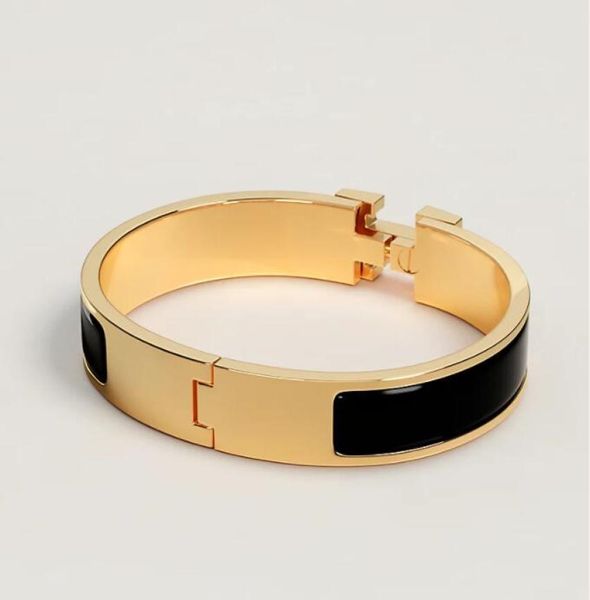 Designer H Bangle Letter Bangles Brand Luxo Bracelets de esmalte homens e mulheres Fashion Bracelets todos os dias Acessórios para a festa do casamento 1616652