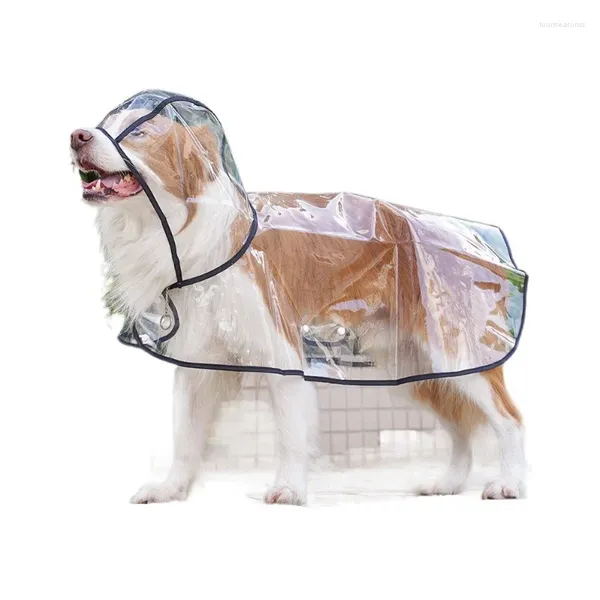 Прозрачная прозрачная одежда для собак на открытом воздухе для одежды портативна