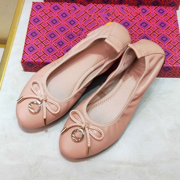 Tasarımcı Kalite Elbise Ayakkabı Mary Bale Düz Ayakkabı Strap Sandal Loafers Kadın Düz Elbise Ayakkabıları Lüks Tavuk Ruloları Ayakkabı Yumuşak Turdu Hamile Kadınlar Günlük Ayakkabılar