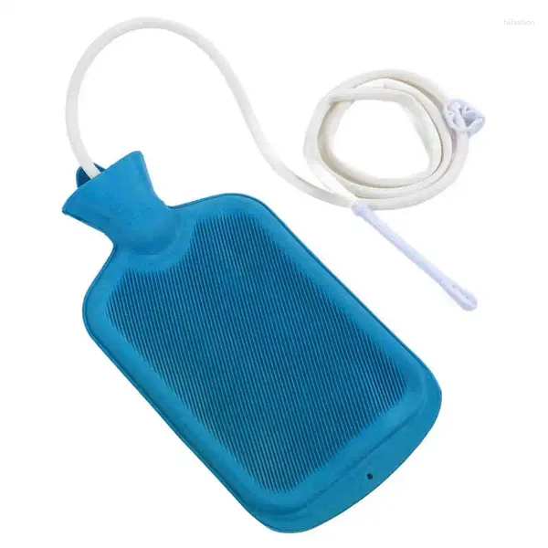 Bolsas de armazenamento Silicone Enema Bag Kit Safe e conveniente 2L Boca larga para o banheiro