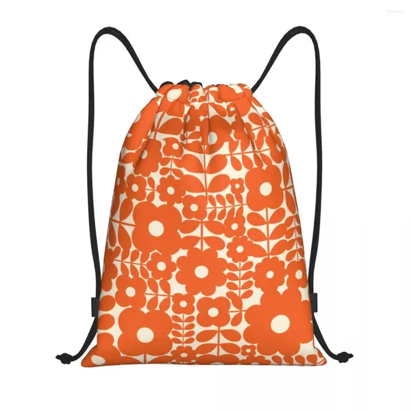 Сумки для покупок печать Criss Cross Stem Orla Kiely Shinkstring Radkpack Женщины мужчины спортивные спортзал Сакпак портативная тренировочная сумка мешок