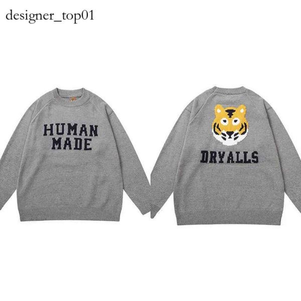 Human Made Brand Designer Hoodie suéteres masculinos grandes humanos Make suéteres