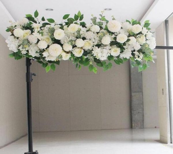 50 cm Riga di fiori artificiali Acantosfera Peonia Rose Hydrangea Eucalipto Miscela Arch Decorativo Decorazione Decorazione Decorazione Fiori Home6534629