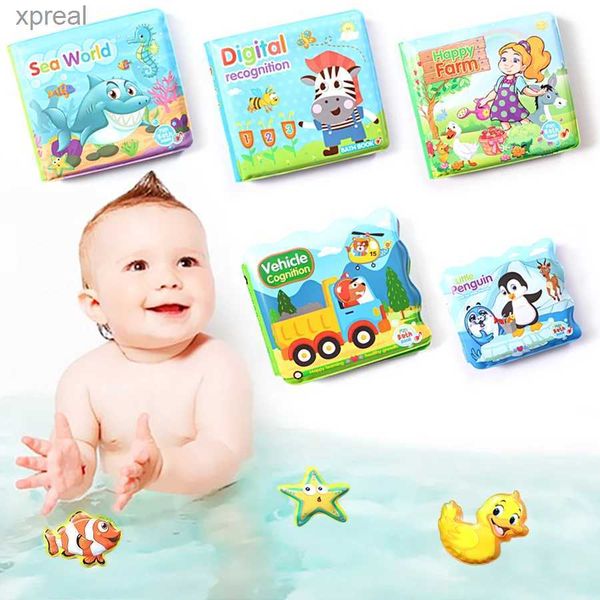 Badspielzeug Badespielzeug Badebücher Schwimmen Badezimmer Spielzeug Babyspielzeug frühe Bildung Spielzeug und BB Shistle Lerntiere Digital Badebuch