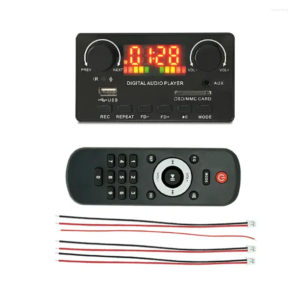 Verstärkte Bluetooth -Soundkarte MP3 Decoder Board Car Audio 2 40W Lautsprecher USB TF FM -Radiomodul mit Fernbedienung