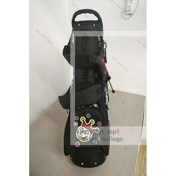 Designer Bolsas de golfe Clubes de golfe Padrão de palhaço preto UNISSISEX Impermeável Sacos de golfe de grande capacidade Sacos de suporte Bolsa de alta qualidade 485