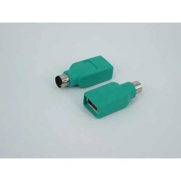 Nuovo convertitore di interfaccia PS2 PS/2 a USB Adapter Circular Port a U Porta USB Conversione USB Tastiera/Plug del mouse 36 per il convertitore dell'interfaccia PS2