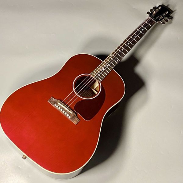 J45 Standart Şarap Kırmızı Parlak SN 22703174 Akustik gitar