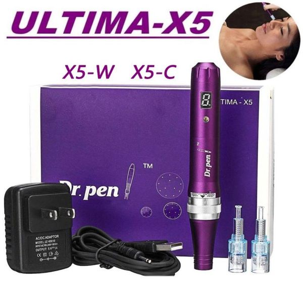 Derma Pen X5C Dr Pen X5 En Yeni Mikro İğne Damgası X5W Otomatik Elektrikli Şarj Edilebilir Mikroiğle Sistem LED SCREAR7238437