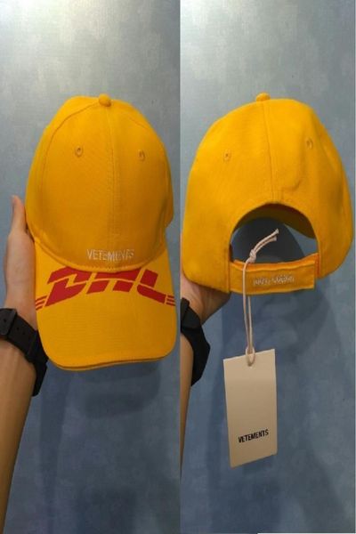 Vetement 20SS DHL Cap da baseball Caps da uomo Donne ricami Visor Hat Hats Hip Hop Baseball DHL Cap T2006083283125