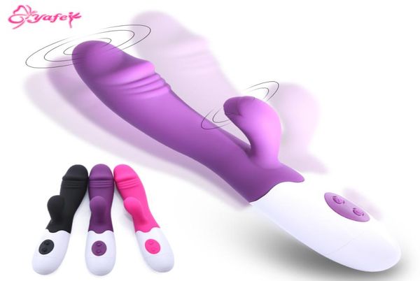 Yutong 7 Speed ​​G Spot Vibrator for Women Dildo Toy Rabbit Rabit Clitóris Vaginal Massger Feminino Feminino Toys Women8102598