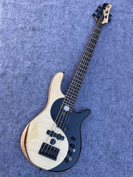 Factory Direct Sales Direct Butterfly Butterfly Electric Bass Guitar 5 String Electric Bass