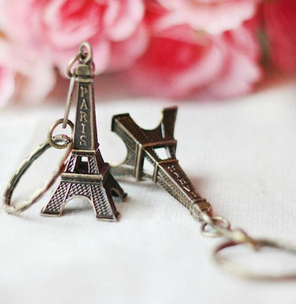 Torre da Torre para as chaves de lembranças Paris Tour Eiffel Keychain Chain Decoration Key Titular C190110014349510