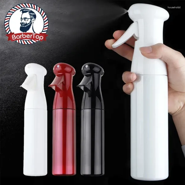 Depolama Şişeleri 300ml/200ml Kuaförlük Sprey Şişe Salon Alkol Sürekli Nemlendirici Berber Saç Stilisti Yüksek Basın Püskürtücü Aracı