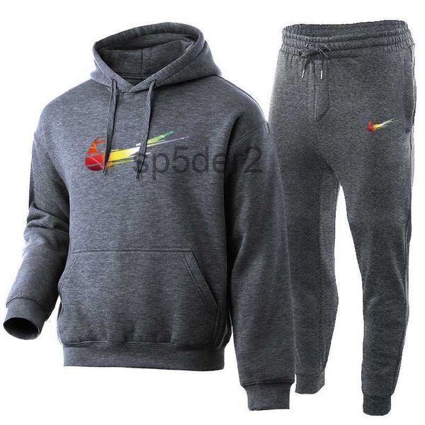 Tuta da uomo Nke Tech Pantaloni Tute da ginnastica Felpa con cappuccio Moda American Basket Due pezzi con Giacca sportiva da donna Corsa Fitness Cappotto da jogging Uomo Abbigliamento sportivo 8 8CU0