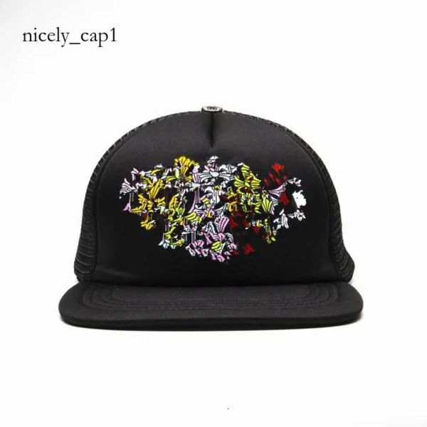 Amerikanische Luxusmarken Chromese Hearts Baseball Flower Ch Cross Hearts Mens Snapbacks Blue Hats High Sanskrit Hat Cap Designer Brand Caps Chrome 763