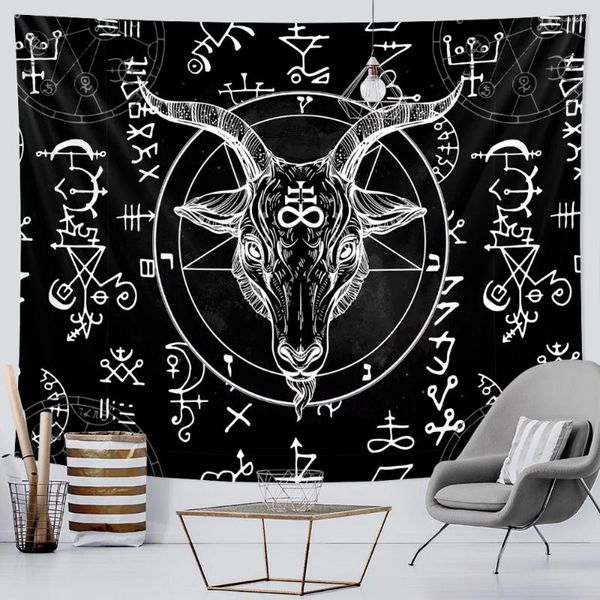 Arazzi Viking Blood Eagle Arazzo Mandala Decorazioni murali Soggiorno Camera da letto Decor Ciondolo estetico