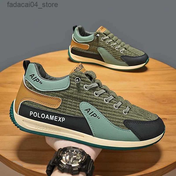 Roller Shoes Uomo Scarpe Luxury Brand Inghilterra Trend Scarpe casual Uomo Sneakers Italiano Traspirante Tempo libero Calzature maschili Chaussure Homme Q240201