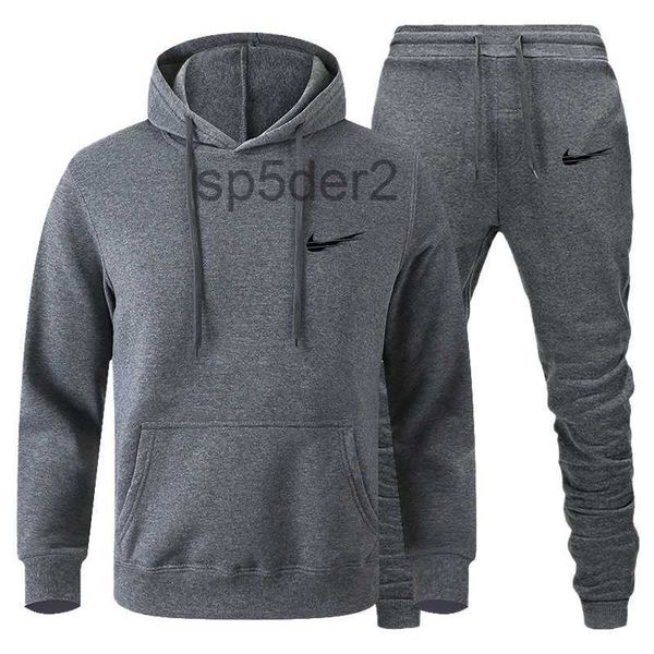 Novo designer mens tracksuits camisola calças conjunto basquete streetwear sweatshirts esportes terno marca carta ik roupas de bebê grosso hoodies calças masculinas g8n7