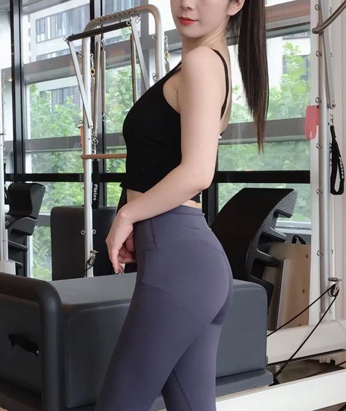 Yoga mulheres leggings de alta qualidade calças de cintura alta clássico esportes wear calça elástica fitness geral collants completos treino feminino calças esportivas