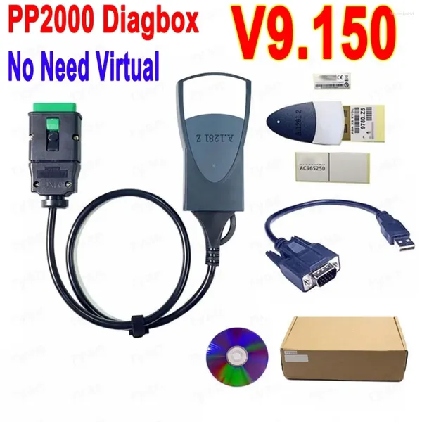 Diagbox V9.150 Lexia3 Lexia 3 PP2000 Ferramentas de diagnóstico profissional para CitroenPeugeot Auto Scanner OBD2